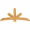 Ekena Millwork Alberta Rough Sawn Timber Gable Bracket, Western Red Cedar, 48"W x 30"H x 2"D x 4"F, 15/12 Pitch GBW048X30X0204ALB00RWR - alternate 2